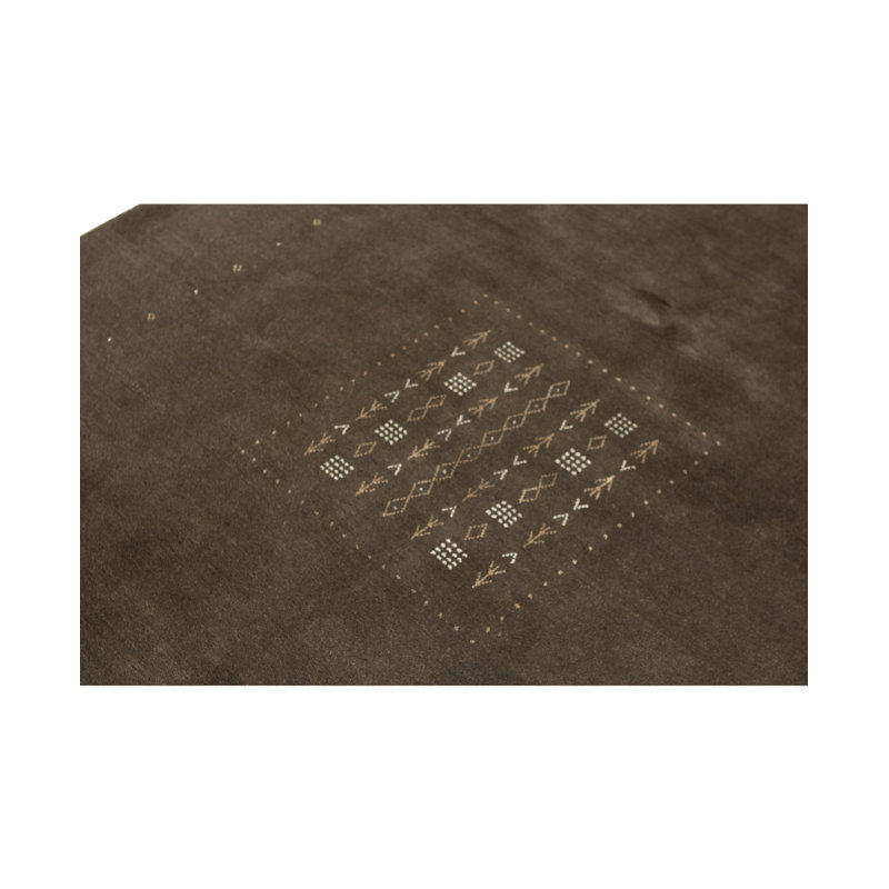 Hand-Knotted High-Quality Brown Area Rug