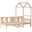 Day Bed With Roof Without Mattress Solid Wood-297799023