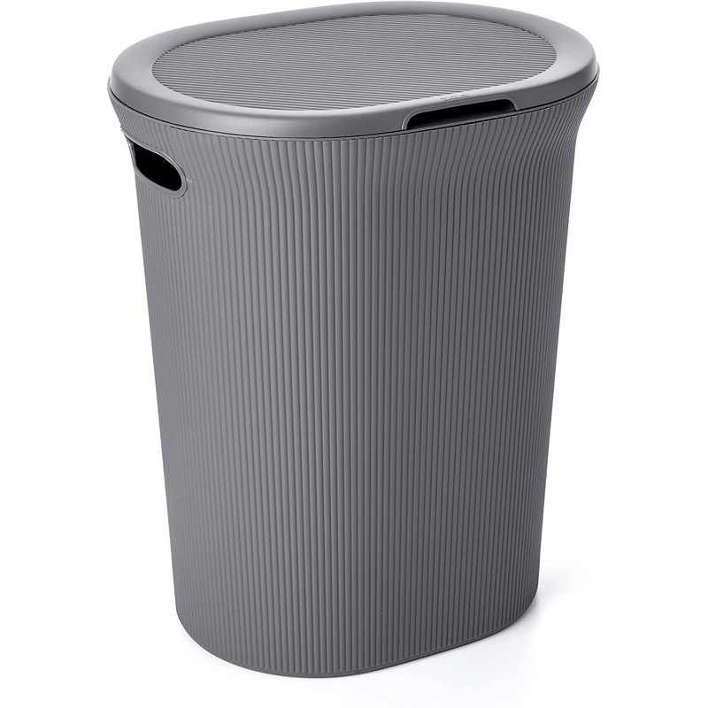 Ribbed Laundry Hamper 1.15 Bushel 40 Liter