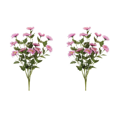 Gerbera Daisy Floral Bush (ensemble de 2)