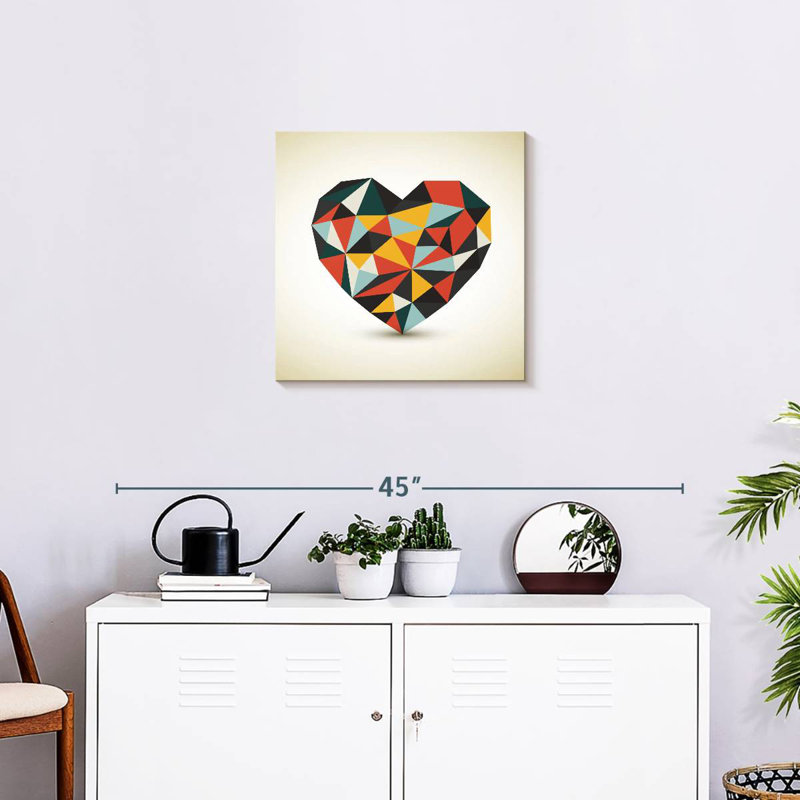 Hardie Abstract Heart, 20" H x 20" W
