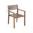 5-Piece Outdoor Dining Set with 4 Wood Chairs and Round Table-548094068