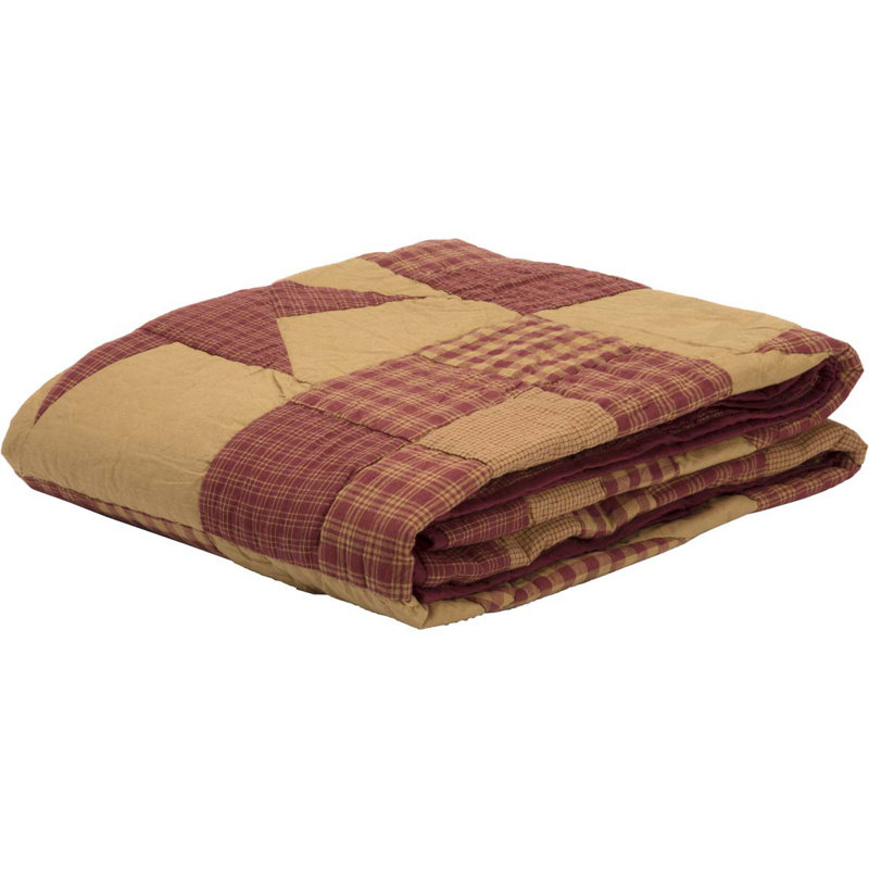 Jeté en coton matelassé Ninepatch Star
