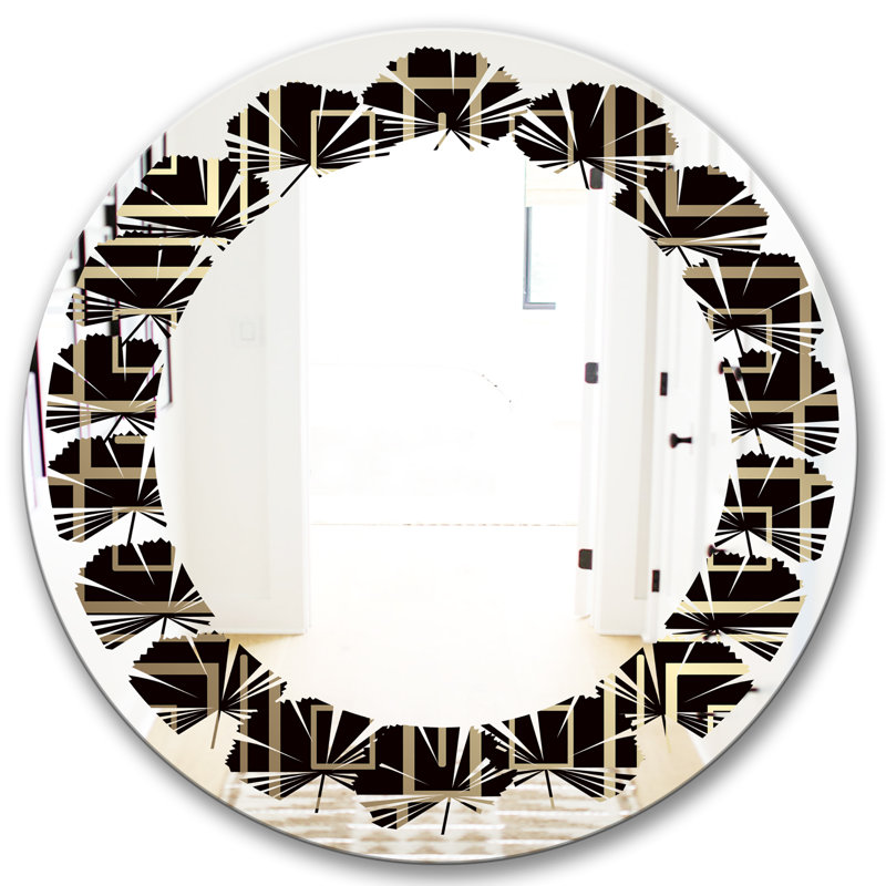 Miroir mural sans cadre Metallic Geometrics, H 31,5 po x l po