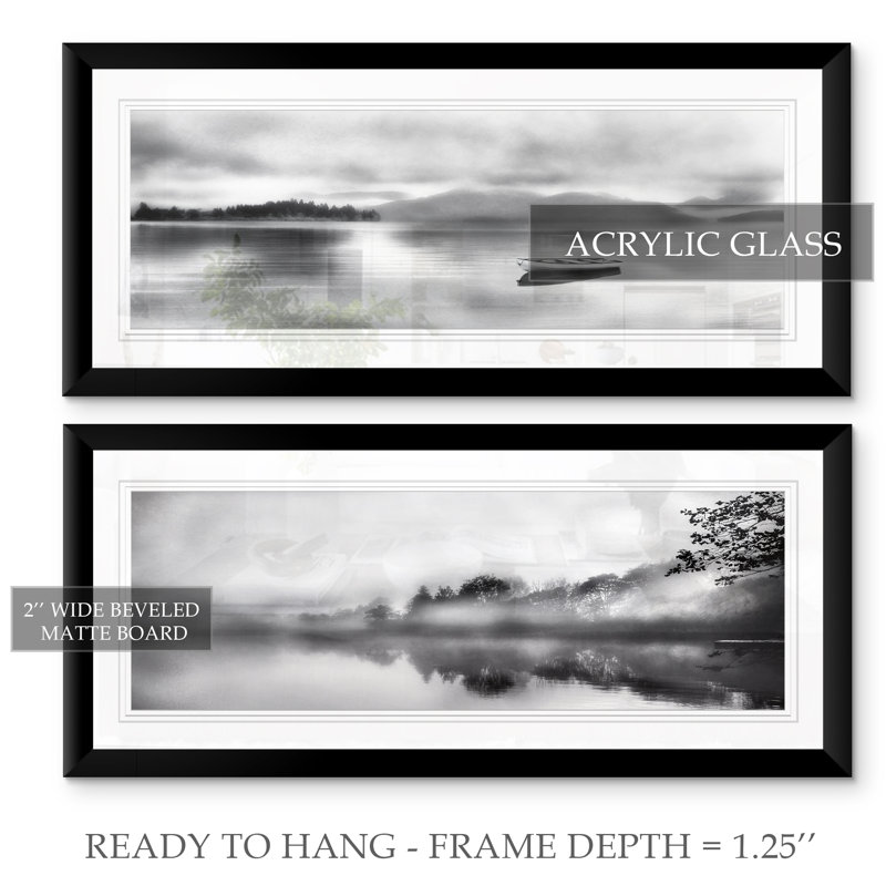 Cadre photo sur papier, Cadre noir