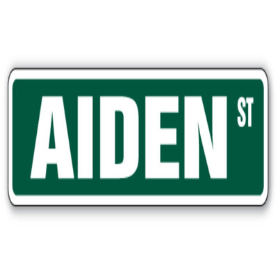 Aiden Street Sign