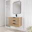Meuble-lavabo de 30 po avec comptoir (G-CVB01430LIMO-GRB3020MOWH)