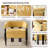 Barrel Upholstered Armchair-434167993
