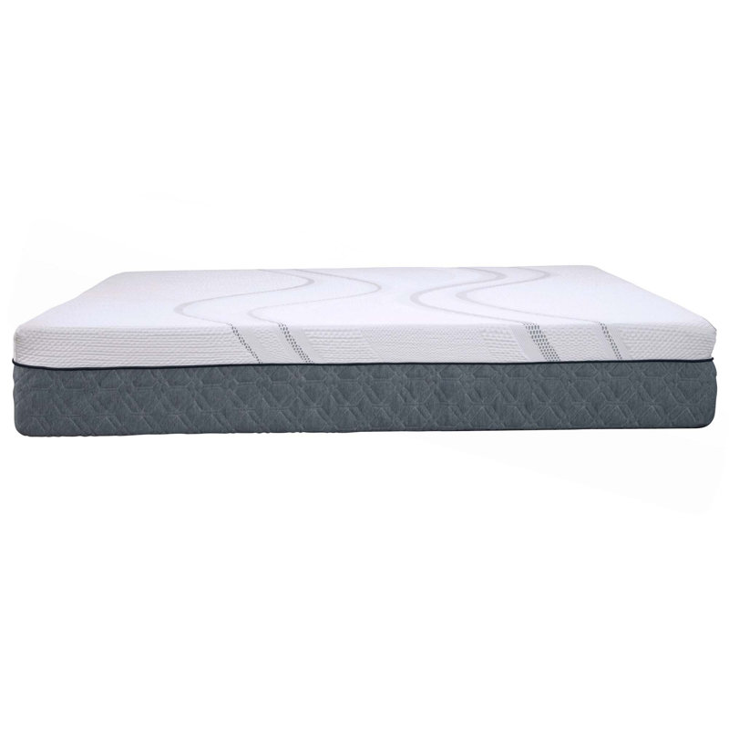 Mousse à mémoire de forme Capri Graphene, froide, conforme, réactive 12 po, Très grand