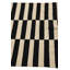 Tapis noir et blanc Jessen