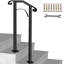 Rampe d'escalier H 37 x l 38 x P 12-100092594