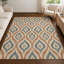 Tapis géométrique Shuana ACN3068 lavable à la machine pour intérieur/extérieur-1569903473-1569903480