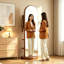 ° Miroirs décoratifs et muraux pivotants avec rangement en noyer