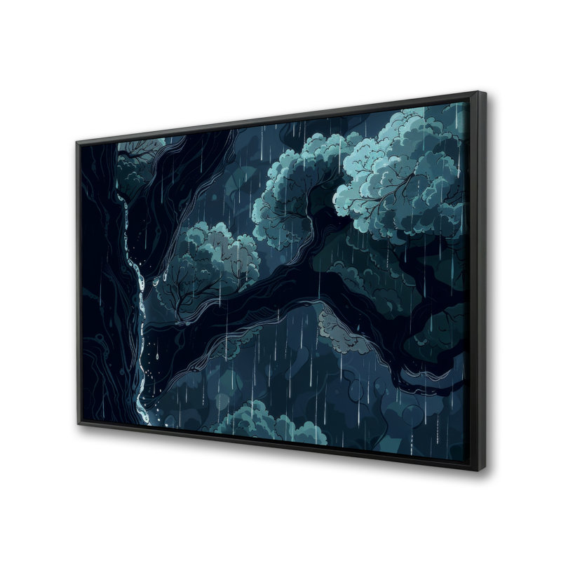 Canopy - Framed canvas, 25.25'' H x 37.25'' W