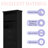 Tall Bathroom Storage Cabinet With Adjustable Shelf-2096249145