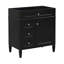 Meuble-lavabo de salle de bain de 30 po sans lavabo supérieur, armoire de rangement moderne avec 2 tiroirs et un tiroir rabattable (BASSIN INCLUS)-1883967864