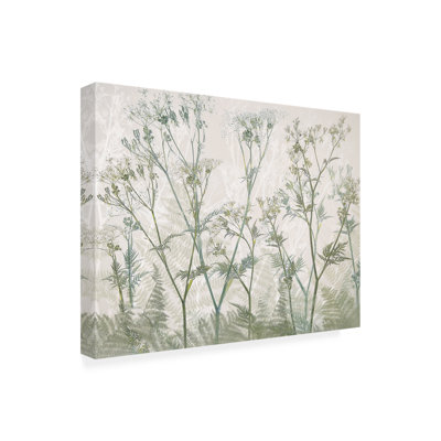 Bolog Cow Parsley On Canvas by Nel Talen Painting
