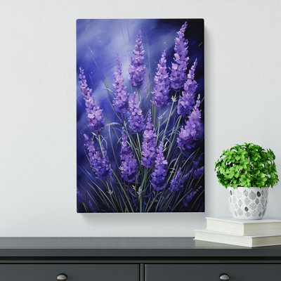 Lavender Flower Realism - Wrapped Canvas