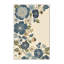 Tapis beige moelleux moelleux à motif floral Eichhorn Cottage-972622418
