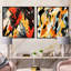 Consilia - Ensemble de 2 collages carrés abstraits-101846984-101846987