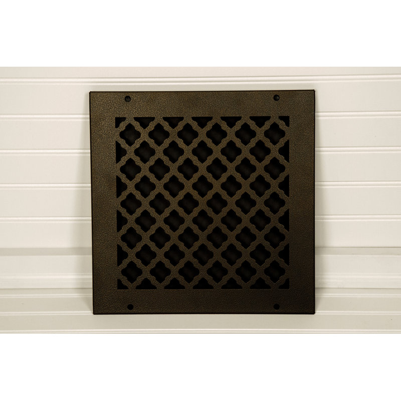 Grille en métal, L 12 po x L 12 po