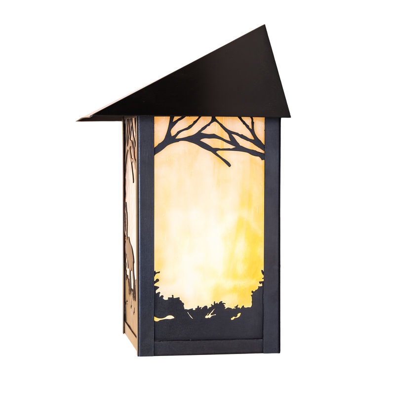 9" Wide Seneca Moose Creek Left Wall Sconce