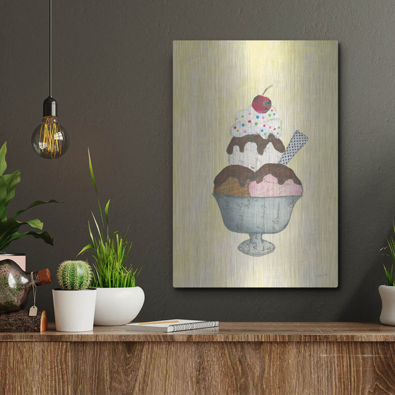 «Sundae Delight II» par Courtney Prahl, H 16 po x l 12 po