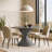 ACME Ansonia Dining Table, Faux Concrete