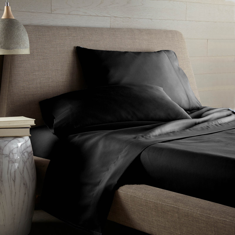 Classic Collection From Southshore Fine Linens Classic Sheet Set, King, Black