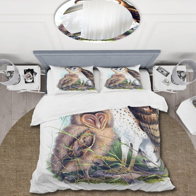 Green/Blue Microfiber Duvet Cover Set