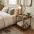 Kyra End Table with Metal Legs