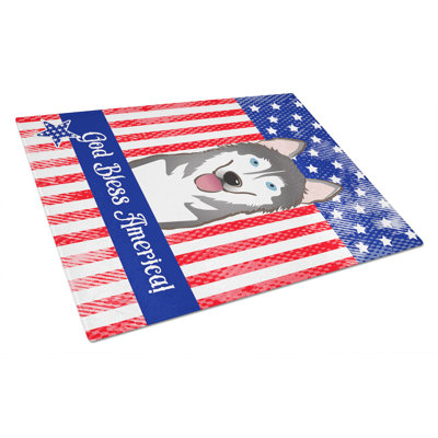 Planche à découper en verre trempé en verre trempé caroline de l’bless american