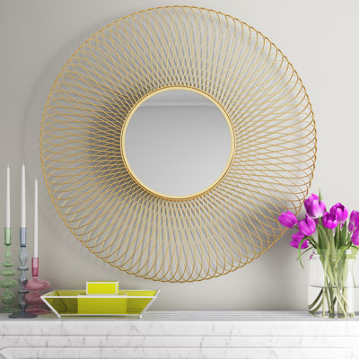 Brooke Metal Circle Wall Mirror