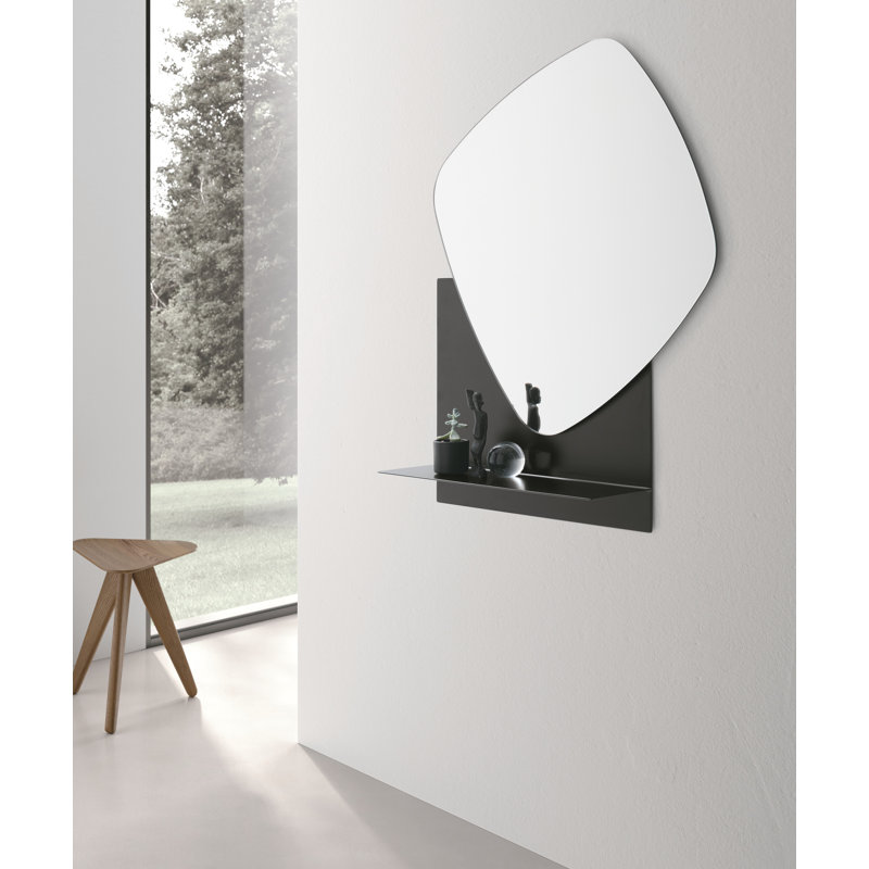 Dayqwan Trapezoid Mirror, Black