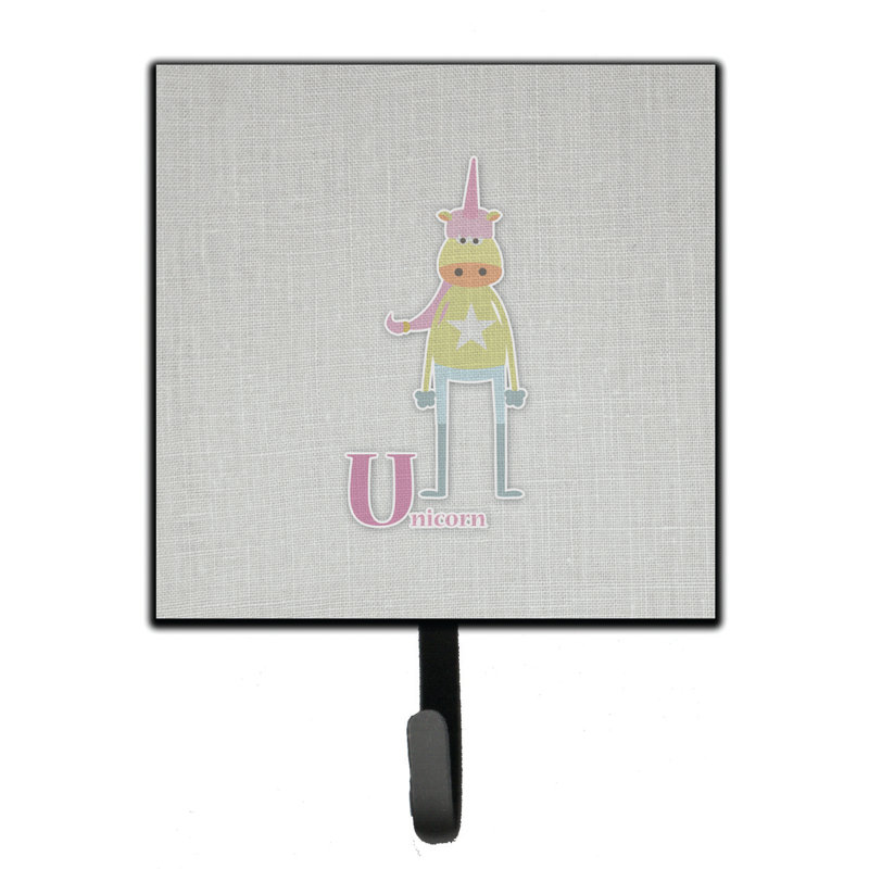 Organisateur de clés murales alphabet u pour licorne avec crochets clés Cortes