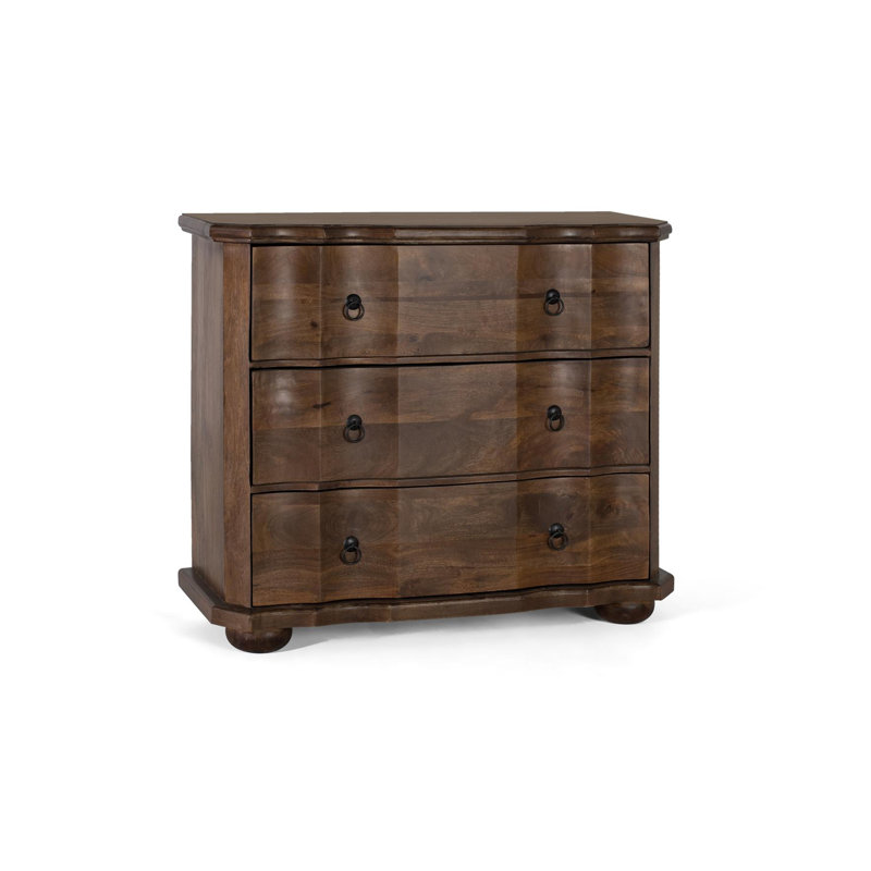 Abigail Solid Wood 3 - Drawer Standard Accent Chest