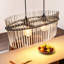 2-Light Elongated Oval Kitchen Island Pedant-441997954