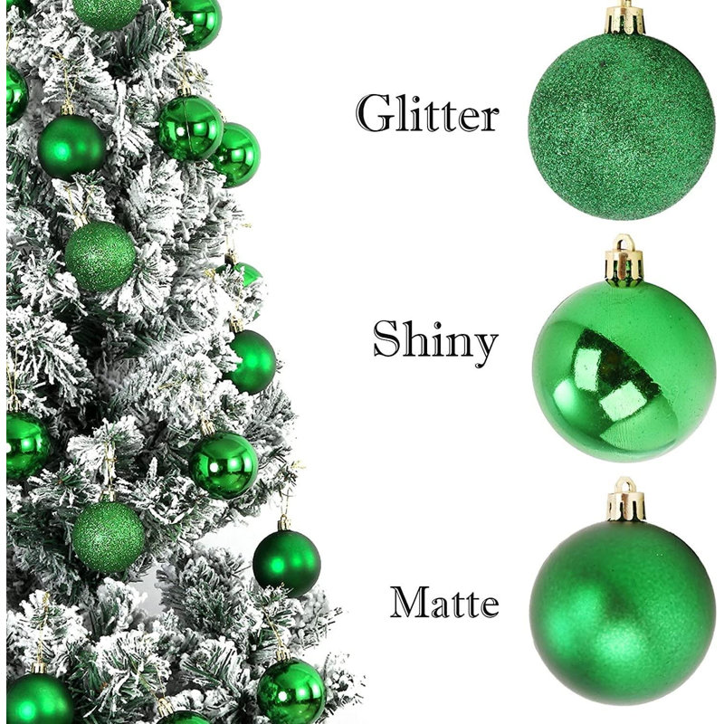 Polyvinyl Chloride (PVC) Bauble, 6cm H x 6cm W x 6cm D, Green