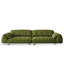 Coussin en chenille vert-1445805816