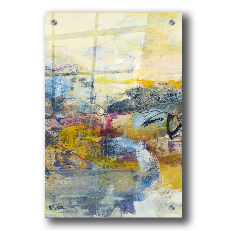 "Textured Triptych II" par Jodi Fuchs, H 36 po x l 24 po x P 0,2 po