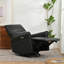 Fauteuil inclinable pivotant en similicuir Ijahnae-1441486203-1430215566