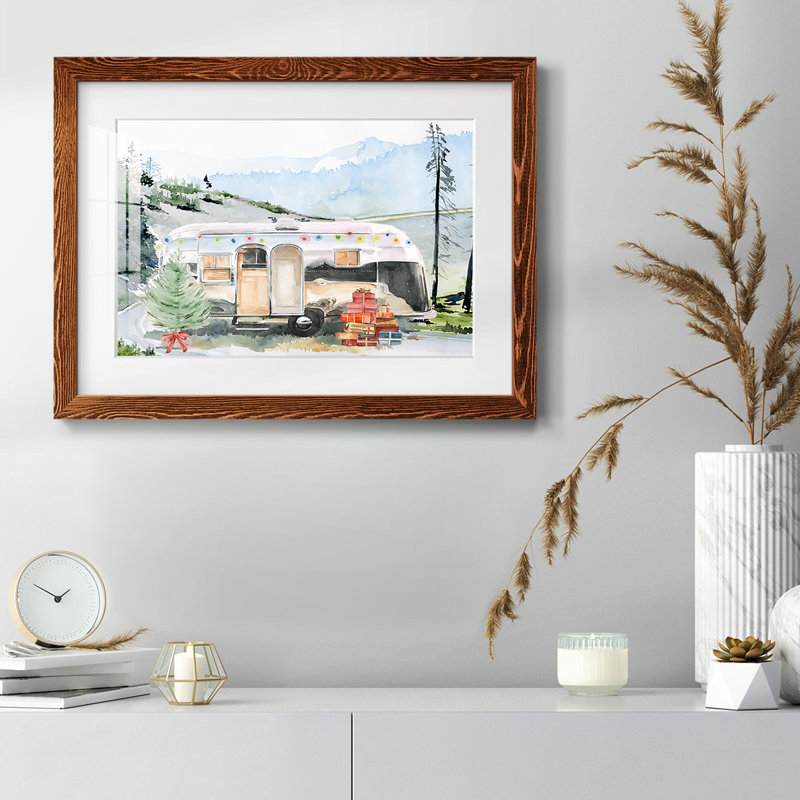 " Holiday Vacation I ", 26" H x 38" W x 1.5" D, Maple