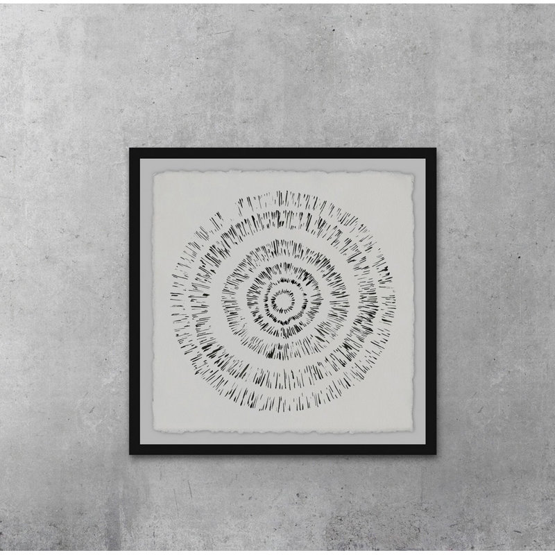 Adanac " Tree Stamp " Print, 24" H x 24" W x 1.5" D