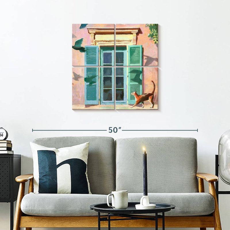 Lilies et ombres, H 26 po x l 26 po
