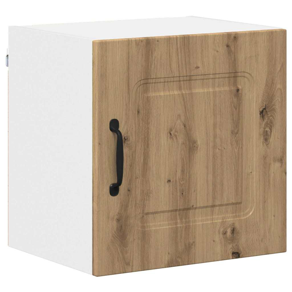 VIDAXL Artisan Oak Wall Mounted Square Kitchen Cabinet - 40x40cm - Brown - Image 2
