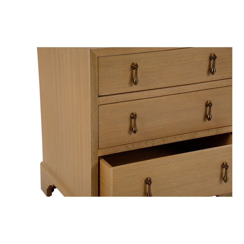 Cooper River Chest, Brass, Oak