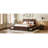 Queen Size Platform Bed With With 2 Big Drawers-107287789