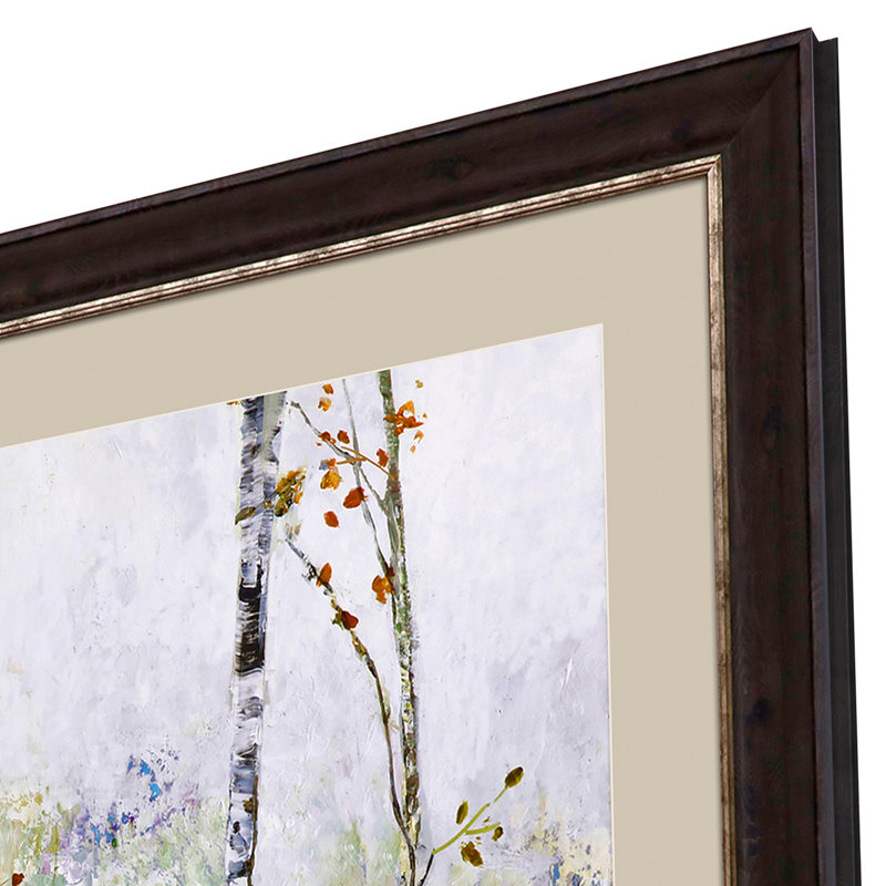 Birch Forest II - peinture encadrée