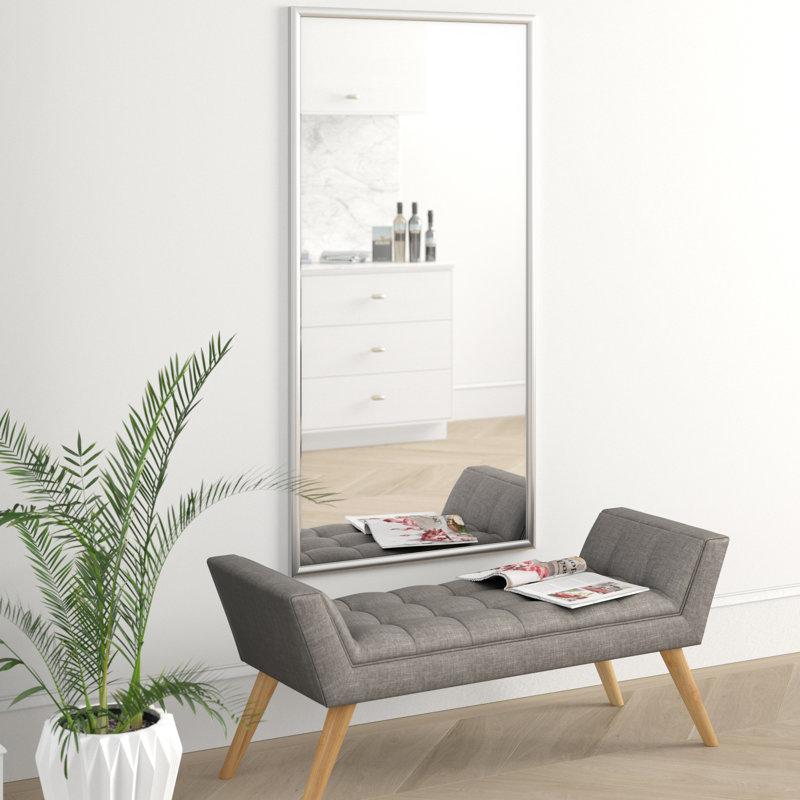Derosier Metal Flat Wall Mirror, 72.625" H x 33.625" W