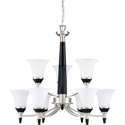 Helle 6 - Light Dimmable Tiered Chandelier